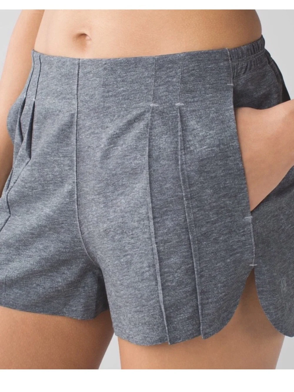Lululemon &go Endeavor Gray Shorts 4